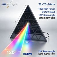 Lampe triangulaire colorée programmable pour bar, boîte de nuit, décoration personnalisable RGB RGBW 70x70cm