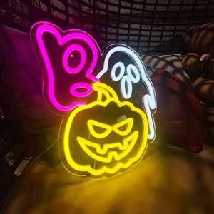 Manufacturer Wholesale Christmas Neon <b>Sign</b> Custom Santa Claus Bell LED <b>Light</b> for Festival Party Decor - Product Image 5