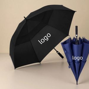 Automatic Extra Large 47/62/68 Inch Golf <b>Umbrella</b> with Waterproof <b>Windproof</b> Stick and Eva Handle Oversize Canopy - Product Image 1