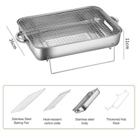 Barbecue au charbon de bois moderne, mini, pliable, réglable en hauteur, en acier inoxydable 304, pour cuisine extérieure, jardin, barbecue