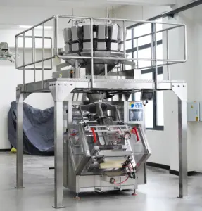 진동 피더가 있는 깨지기 쉬운 식품 포장 기계를 전달하는 자동 완제품