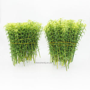 Miniature de bambou artificiel pour aménagement paysager, plantes en PVC miniatures, arbre, <span class=keywords><strong>bac</strong></span> <span class=keywords><strong>à</strong></span> <span class=keywords><strong>sable</strong></span>, bonsaï, décoration de jardin féerique, ornements - Product Image 2