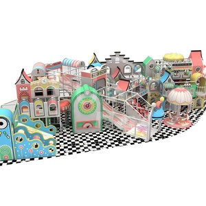 <span class=keywords><strong>Parque</strong></span> Infantil Interior de Alta Calidad, Equipo de Juegos Interior Personalizado para Niños con Carrusel y Piscina de Pelotas - Product Image 2