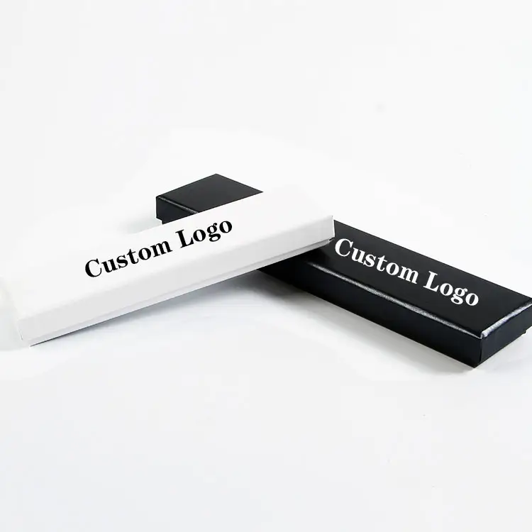 Classic Design Black White Luxury Pen Gift Box Custom Logo Personalized Pen Gift Box For Business Birthday Office Supplies