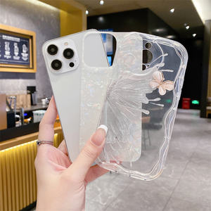 Nouvelle <span class=keywords><strong>coque</strong></span> de téléphone transparente à motif de coquillage papillon pour <span class=keywords><strong>Vivo</strong></span> Y78 Y36 Y400 Y21D V60 Lite avec des housses de téléphone en papier coquillage dégradé - Product Image 4