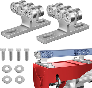Sistem Pengangkat Garasi Overhead, Pengangkat Listrik, Rak Roda 2/3/4, Perakitan Troli, Saluran Penyangga, Troli Manual Senyap, Roller OEM - Product Image 2