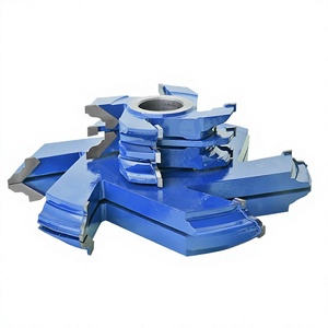 Ensemble de fraises à queue de pie en carbure pour le façonnage du bois, pour le jointement de panneaux d'armoires en bois massif et les cadres de portes à mortaise longue - Product Image 1