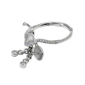 Anelli creativi anelli vuoti anello d'argento si sono fidanzati - Product Image 4