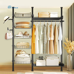 Organizador de Almacenamiento YIJIALE, Armario Portátil para Ropa, Sistema de Barra para Armario, Armario Abierto - Product Image 1