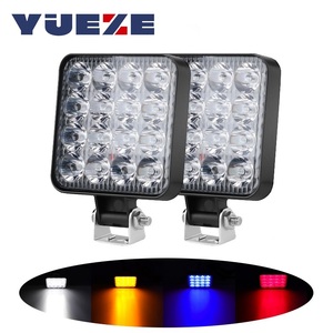 Mini projecteur de travail LED 3 pouces 48W, barre lumineuse de circulation pour voiture, projecteur tout-terrain 12V 24V pour Jeep, camion, voiture, SUV, VTT, tracteur, moto - Product Image 1