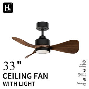 Ventilateur de plafond en bois massif de grande taille de 48 pouces, ventilateur de plafond décoratif d'intérieur, moteur DC, ventilateur de plafond moderne à LED avec lumière - Product Image 2