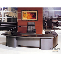 KL-T806 mobilier de bureau Professionnel demi-rond de style européen exécutif bureau bureau pour patron patron