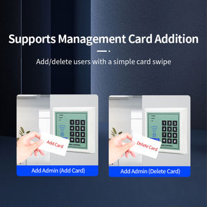 قارئ بطاقات RFID خارجي مقاوم للماء من مادة ABS مع نظام التحكم في الوصول بالرمز السري وإدارة الحضور الذكي - Product Image 4