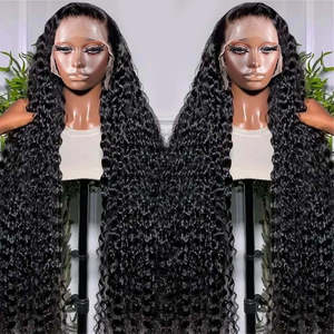 <span class=keywords><strong>Perruque</strong></span> Vierge Crépue Bouclée Couleur Naturelle, <span class=keywords><strong>Perruque</strong></span> Frontale 13x4 HD en Dentelle de Cheveux Humains pour Femmes Noires, Pré-Épilée, Double Tirage, Vente en Gros - Product Image 4