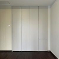 Armoire de chambre modulaire sur mesure, grande capacité, construction en bois écologique et durable, design moderne, mobilier de maison