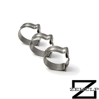 Collier de serrage simple en acier inoxydable 304, type à pince, robuste, pour tuyau, tube, automobile, soufflet de cardan, conduite de carburant