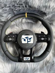 <span class=keywords><strong>Volant</strong></span> en cuir pleine fleur compatible avec Benz C43 GLC63 E53 CLS53 A220 S560 GLE63 W205 W206 W204 W213 W222 W207 W219 W218 <span class=keywords><strong>AMG</strong></span> W211 - Product Image 5