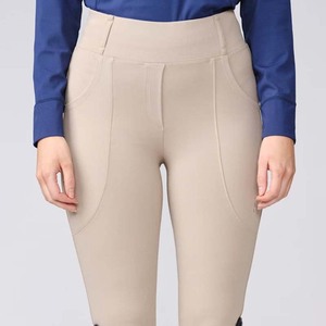 Pantalones de Equitación con Bolsillos Laterales para Mujer, Asiento Completo, Sin Costura Interior en la Pierna, con Excelente Comodidad - Product Image 4