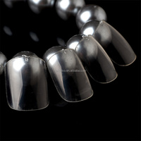 Faux ongles carrés courts, 10 tailles avec double taille pour une utilisation accrue, extensions d'ongles en gel