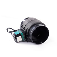 Offre Spéciale prix usine pièces de CVC en plastique 220V moteur de contrôle du volume d'air rond régulateur d'air amortisseur pour conduit d'air