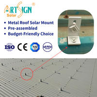 Système de montage de panneaux solaires moins cher, supports en aluminium OEM en forme de L pour toit métallique, support de fixation pour panneaux solaires |   Art Sign