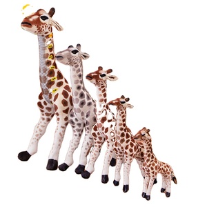 Hot bán tùy chỉnh nhồi bông bán buôn sang trọng con hươu cao cổ bé mô phỏng con hươu cao cổ đồ chơi sang trọng cho trẻ em - Product Image 1