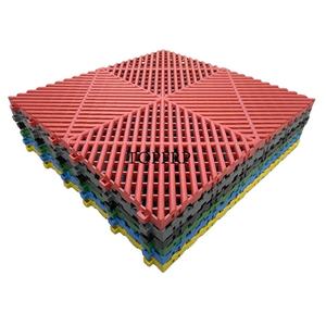 Interlocking Anti Slip Car Wash Drainage Garage <b>Flooring</b> Tiles - Product Image 3