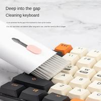 Kit de nettoyage pour clavier d'ordinateur 7-en-1, brosse et stylo de nettoyage pour écouteurs, outils de nettoyage pour casque et clavier, kit extracteur de touches