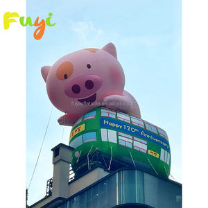 Promosi disesuaikan Model wajah tersenyum maskot dengan kacamata hitam diskon besar dekorasi konser luar ruangan tampilan harga murah - Product Image 4