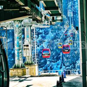 Attractions adultes de pince fixe d'équipement de téléphérique de tramway aérien de téléphérique <span class=keywords><strong>suspendu</strong></span> pour le parc - Product Image 2