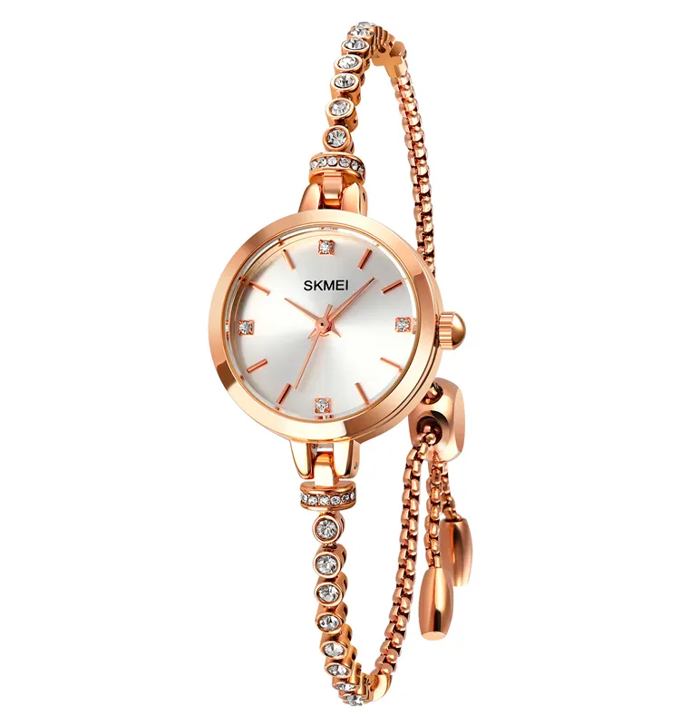luxury ladies watch 3ATM waterproof women quartz watches stainless steel strap relojes Skmei 1854 reloj mujer