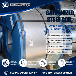 DX53D Q235 Regular Spangle Z60 G/sqm 0.16mm 600mm ASTM A653 Galvanized Steel Coil for Steel Structure - Product Image 1