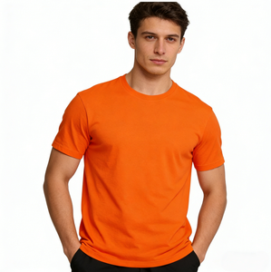 Camiseta Casual de Alta Calidad para Hombre, 100% Poliéster, Diseño Sólido, Secado Rápido, Transpirable, Manga Corta - Product Image 3