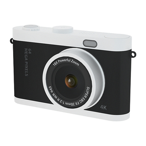 <span class=keywords><strong>Appareil</strong></span> <span class=keywords><strong>photo</strong></span> numérique 4K 64MP, caméra de vlogging <span class=keywords><strong>avec</strong></span> <span class=keywords><strong>zoom</strong></span> 16X, double objectif, écran IPS 2,4 pouces, <span class=keywords><strong>appareil</strong></span> <span class=keywords><strong>photo</strong></span> <span class=keywords><strong>compact</strong></span> rétro pour selfies - Product Image 2