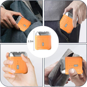 Afeitadora Eléctrica Mini Recargable USB, Impermeable IPX5, Recortadora de Barba Portátil de Viaje para Hombre - Product Image 6