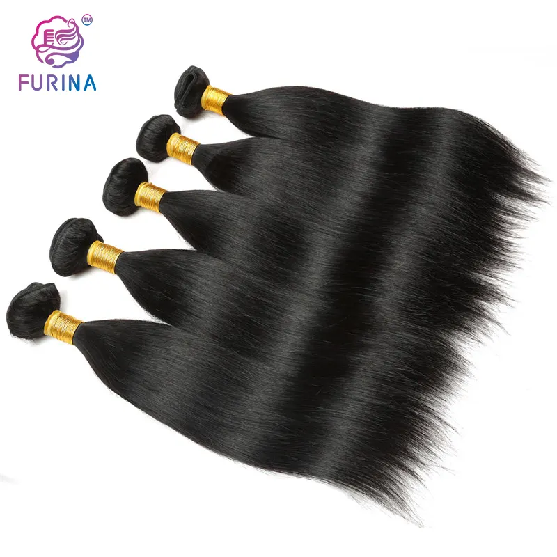 Super calidad superior sin procesar de la trama del pelo humano de 7A recto handtied trama extensiones de cabello 8-28 pulgadas color natural pelo a granel