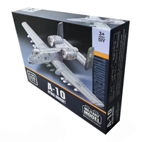 Modèles réduits d'avions d'attaque A-10 Thunderbolt II de la série militaire américaine 1:72, jouets créatifs pour garçons, ensembles de blocs de construction