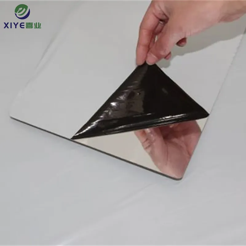 high quality protect product surface white black polythene roll plastic film for stainless steel plate