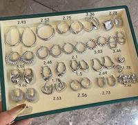 Boucles d'oreilles créoles en or blanc massif 18 carats AU750, styles variés, en or véritable pour femme, boucles d'oreilles créoles Huggie, bijoux en or personnalisés, vente en gros