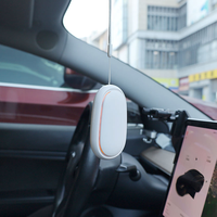 Livraison rapide de diffuseur d'huiles essentielles pour voiture miniature, diffuseur de parfum portable pour voiture avec lumière LED