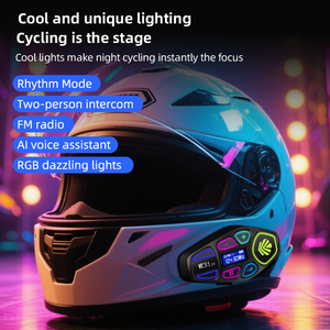 Casque <span class=keywords><strong>de</strong></span> moto SK31 2X avec écran LCD, batterie 40 heures, intercom double, réduction du bruit du vent, IP65, durabilité par tous les temps - Product Image 2