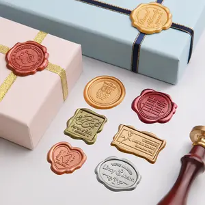 wax seal stickers for paper glass sticker