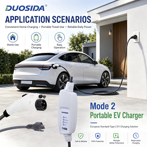 Chargeur portable J1772 16A 220-240V, directement de l'usine, homologué, Mode 2 avec contrôle par application, durable et stable - Product Image 2