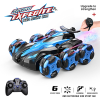 Haute qualité personnalisé Six roues 6WD bras oscillant RC dérive véhicule de course lumière musique geste de la main télécommande Experts chargeur