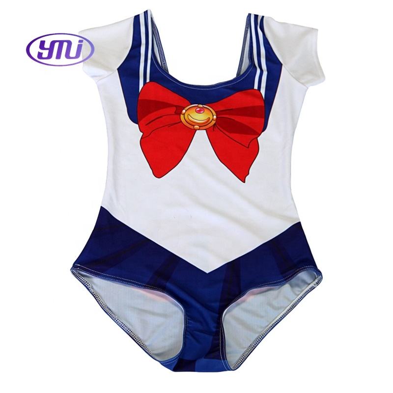 Anime Sailor Cosplay Swimsuit Kawaii Girls Summer Sexy Swimsuit Beach Suit