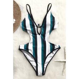 Traje de Baño Sexy de Moda para Mujer, de Una Pieza, con Malla Transparente - Product Image 2