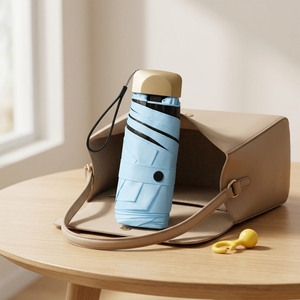 Mini <span class=keywords><strong>parapluie</strong></span> pliant anti-UV à 6 baleines, <span class=keywords><strong>petit</strong></span> <span class=keywords><strong>parapluie</strong></span> de poche capsule, léger et coupe-vent, pour femmes et hommes - Product Image 6