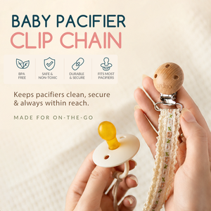 Nouvel Arrivage – Attache-tétine personnalisable en coton biologique réutilisable et lavable, support de dentition doux, cadeaux de <span class=keywords><strong>naissance</strong></span>, chaîne de tétine - Product Image 4