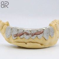 Bereal Jewelry Grillz, Grillz Dentales Personalizados de Oro de 10k, 14k y 18k, VVS, Diseño La Última Cena, Brillantes, Joyería Fina