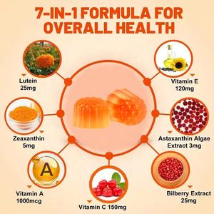 ビゴアイビタミンルテインデュアルグミミネラルサプリメントグミマルチビタミンルテインゼアキサンチンサプリメントビジョンサポート - Product Image 5